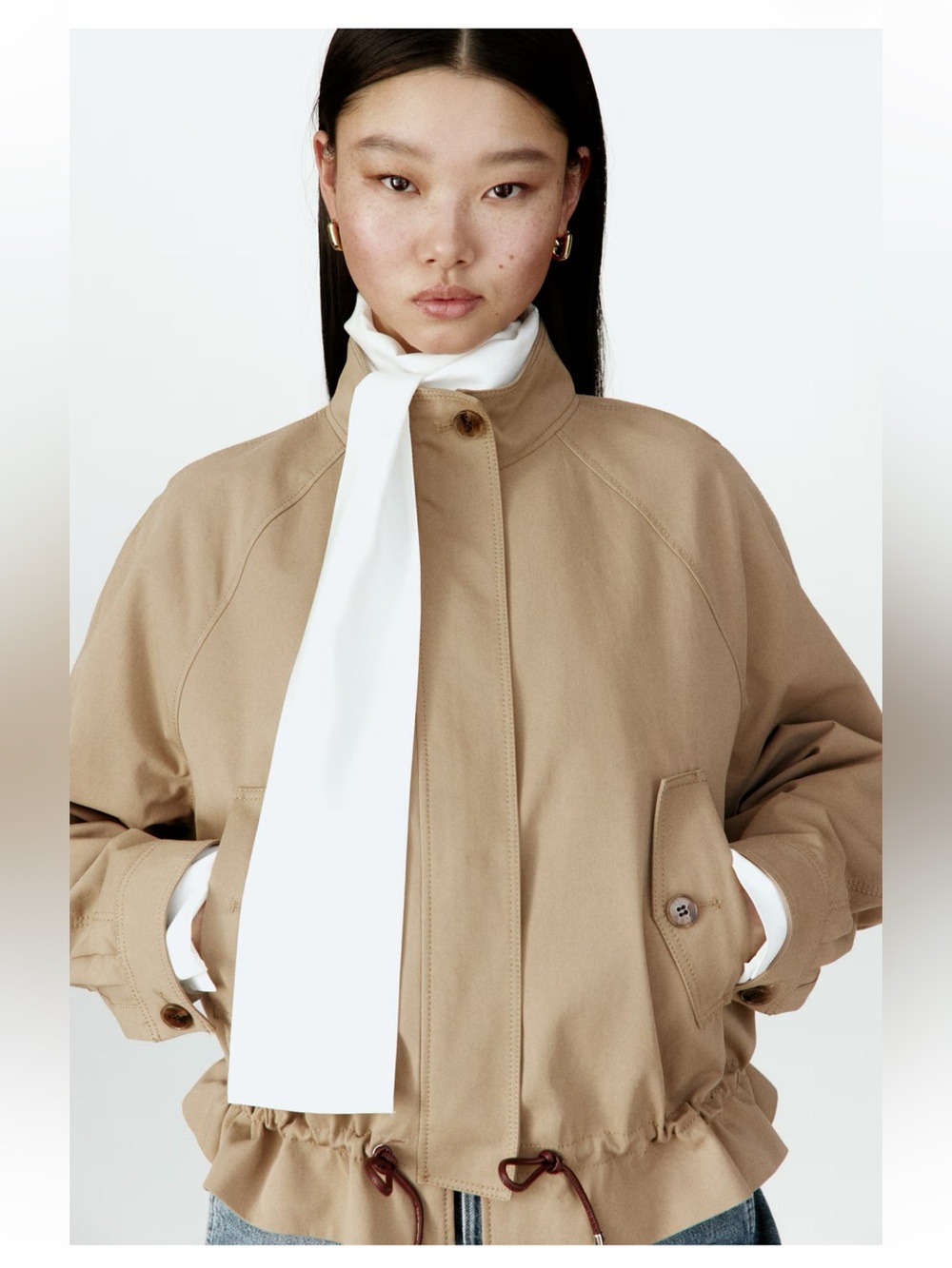 HM twill jacket S